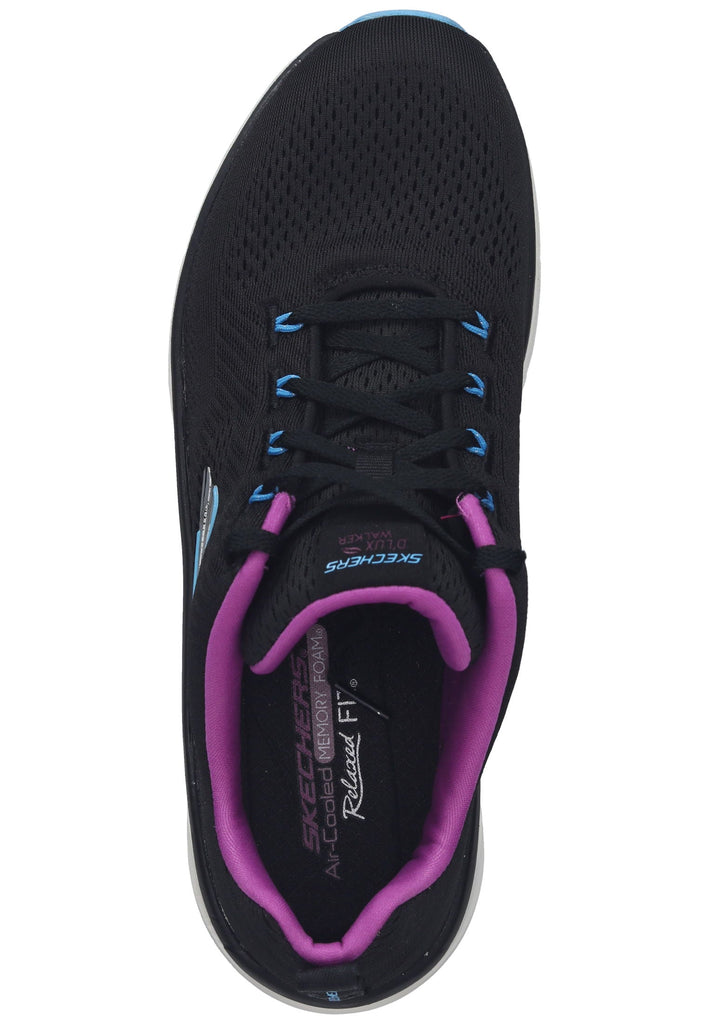 Skechers Sneaker Textil Schwarz/Pink