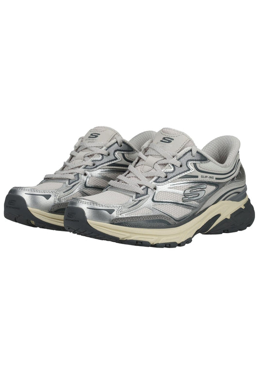 Skechers Sneaker Textil Silber