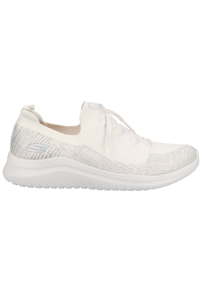 Skechers Sneaker Textil Weiß/Silber
