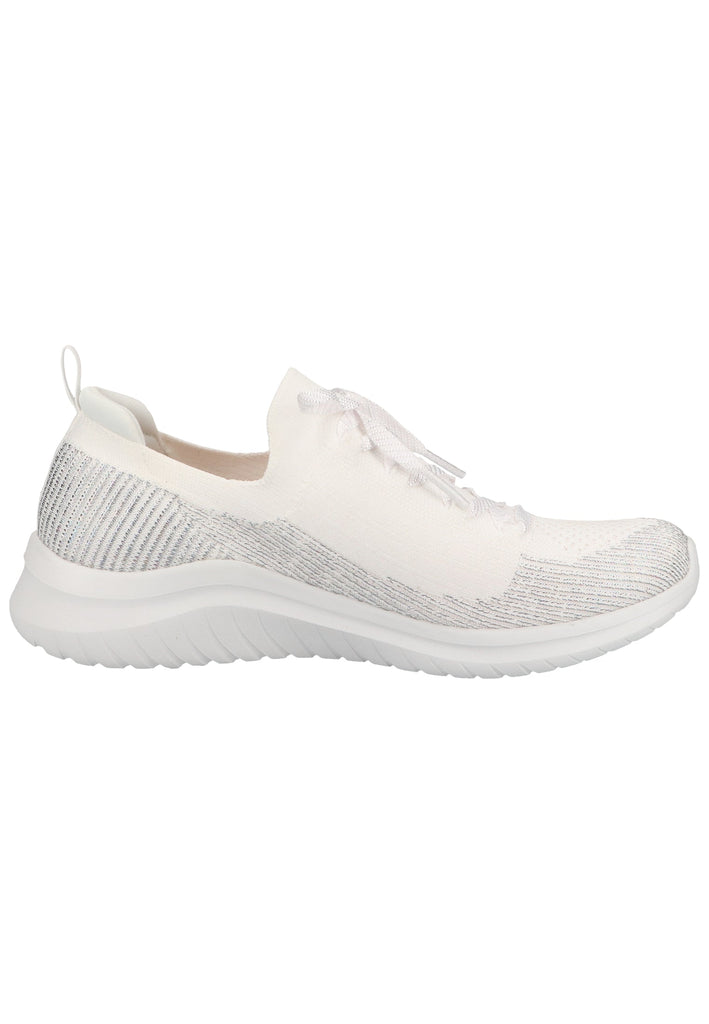 Skechers Sneaker Textil Weiß/Silber