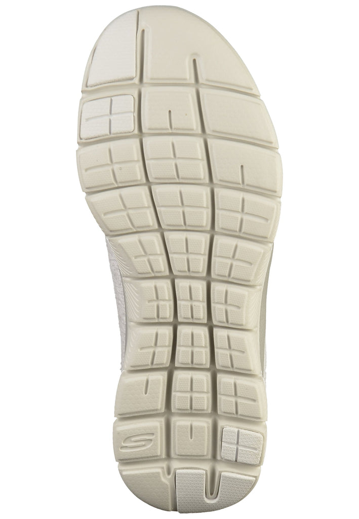 Skechers Sneaker Textil Weiß/Silber