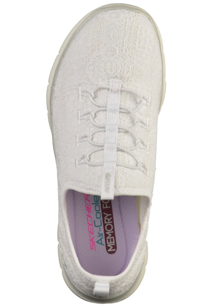 Skechers Sneaker Textil Weiß/Silber