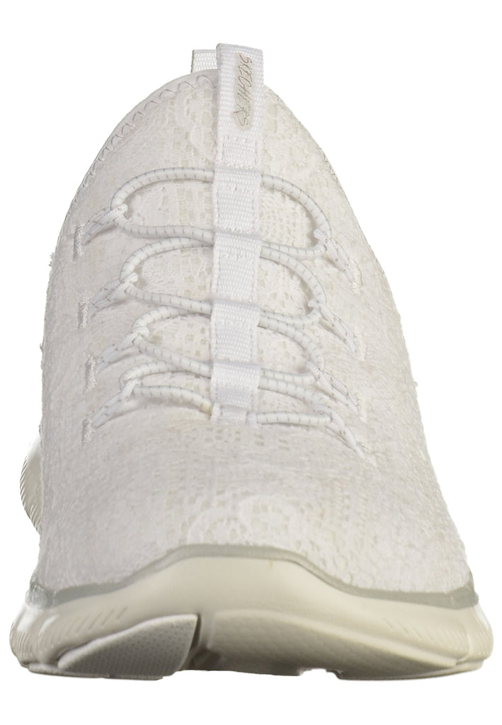 Skechers Sneaker Textil Weiß/Silber
