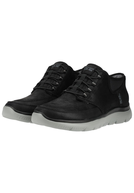 Skechers Sneaker Veloursleder/Textil Schwarz