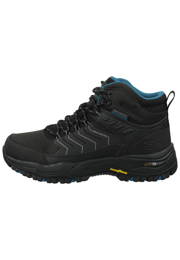 Sport- und Wanderschuhe Skechers Wanderschuhe Leder Schwarz