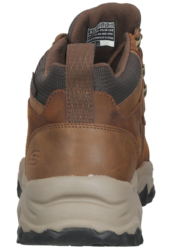 Skechers Stiefel Leder Braun