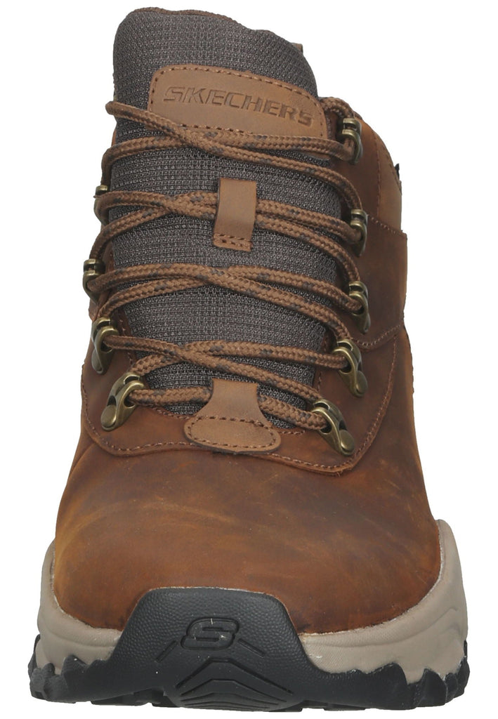 Skechers Stiefel Leder Braun