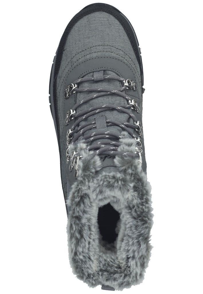 Skechers Stiefel Lederimitat Grau Warmfutter