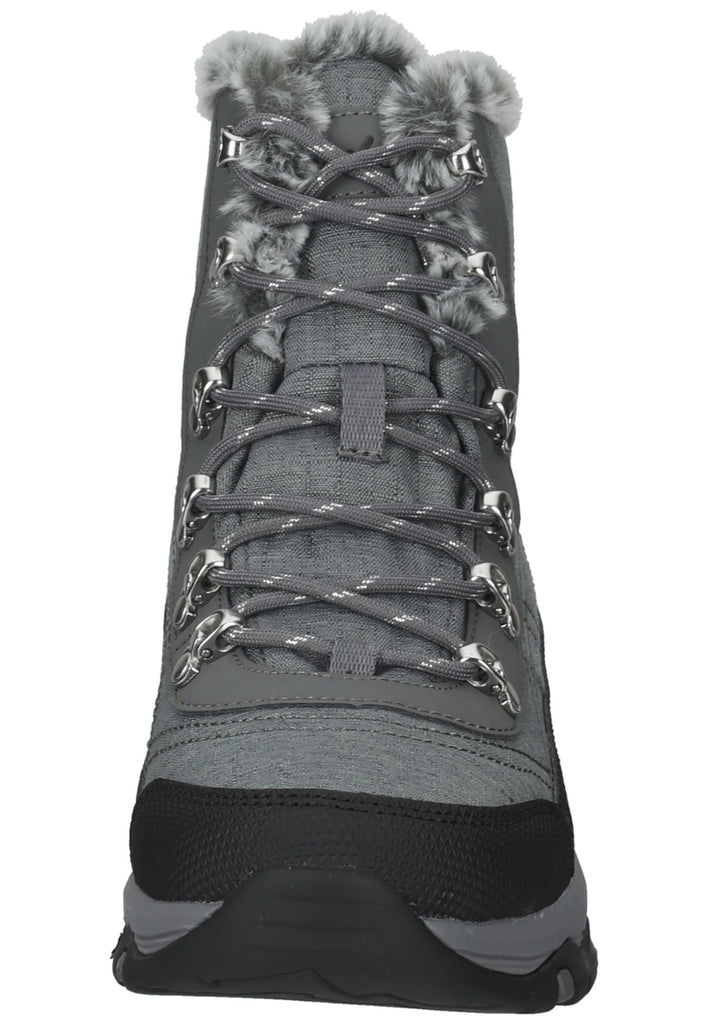 Skechers Stiefel Lederimitat Grau Warmfutter