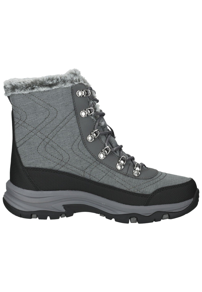 Skechers Stiefel Lederimitat Grau Warmfutter