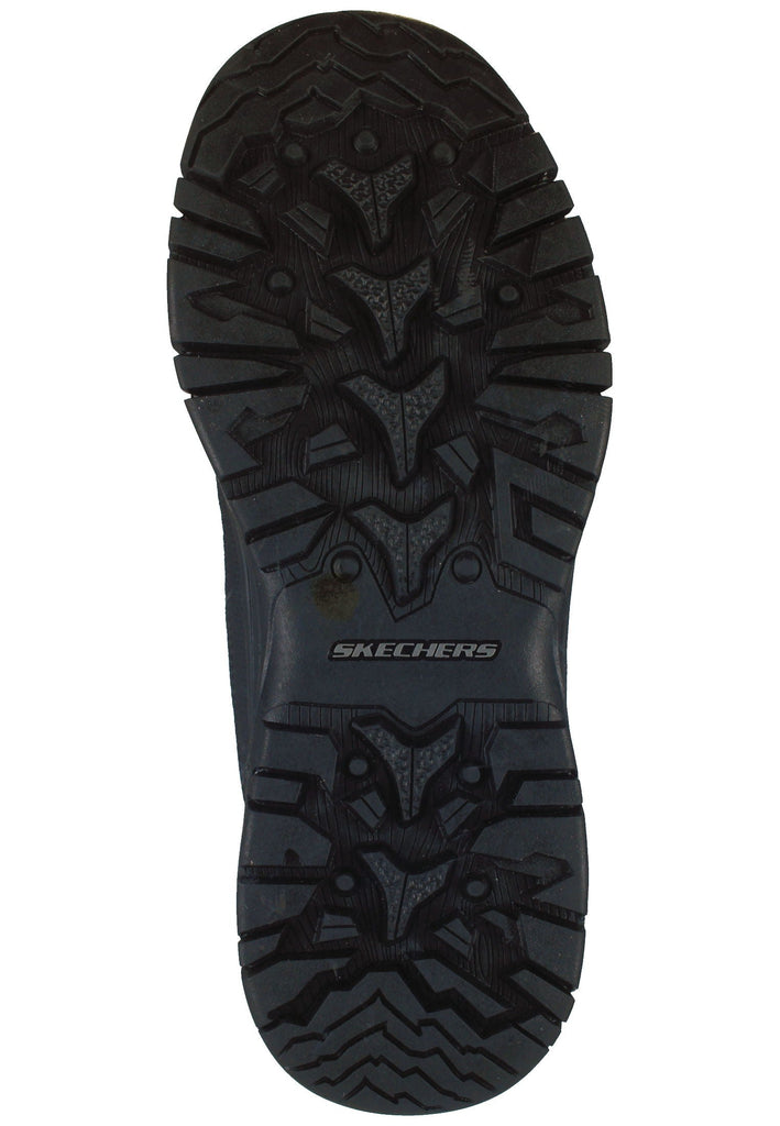 Skechers Stiefel Lederimitat Schwarz Warmfutter