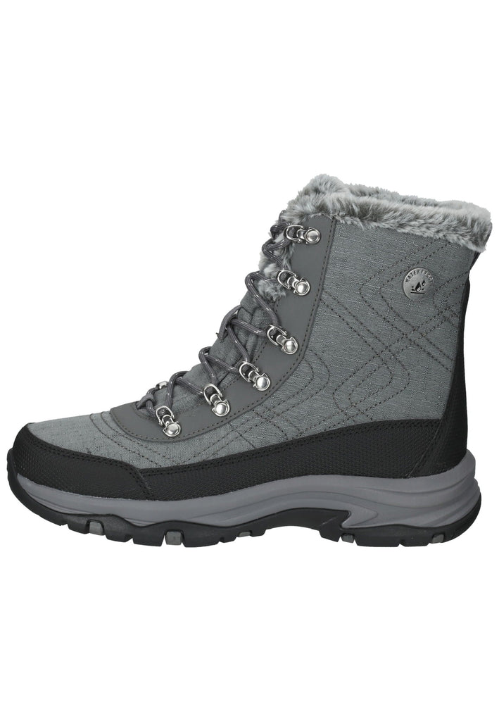 Stiefel Skechers Stiefel Lederimitat Grau Warmfutter