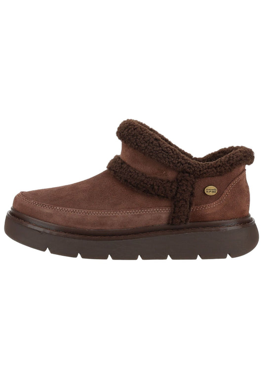 Skechers Stiefelette Leder Chocolate Warmfutter