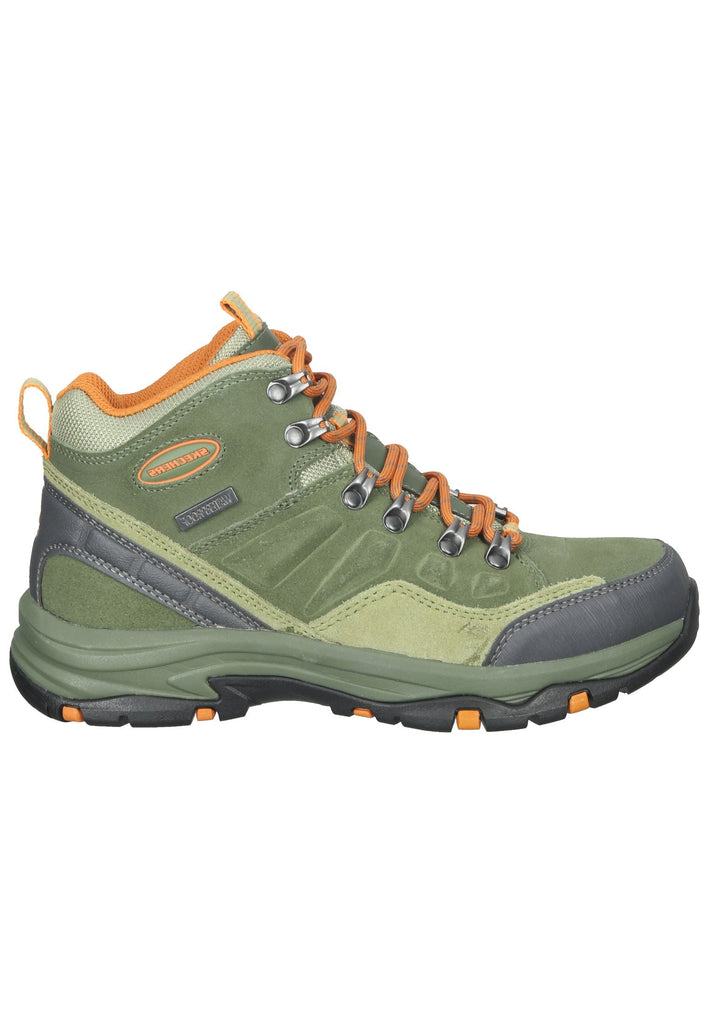 Skechers Stiefelette Leder Grün