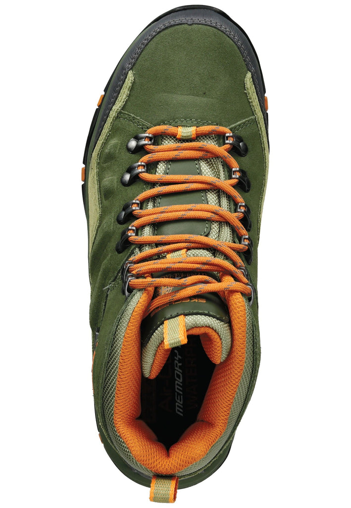 Skechers Stiefelette Leder Grün