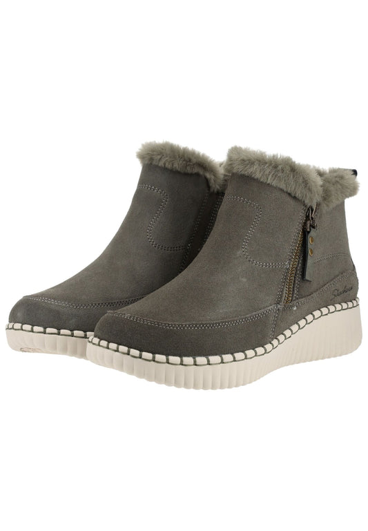 Skechers Stiefelette Leder Oliv
