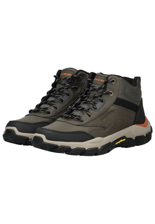 Skechers Stiefelette Leder Olive