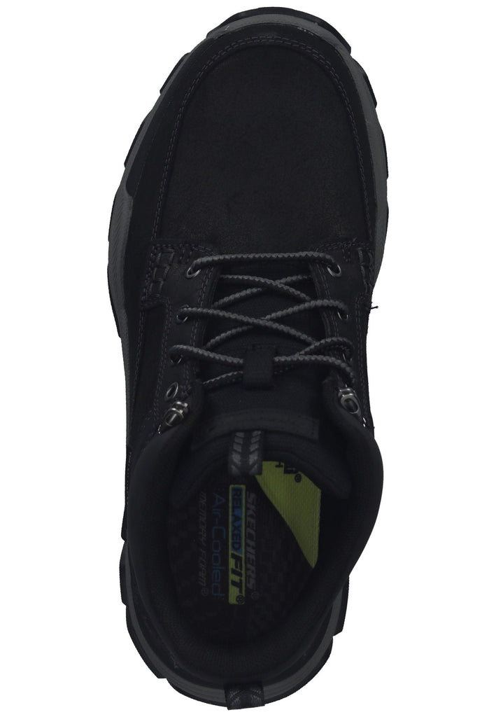 Skechers Stiefelette Leder Schwarz