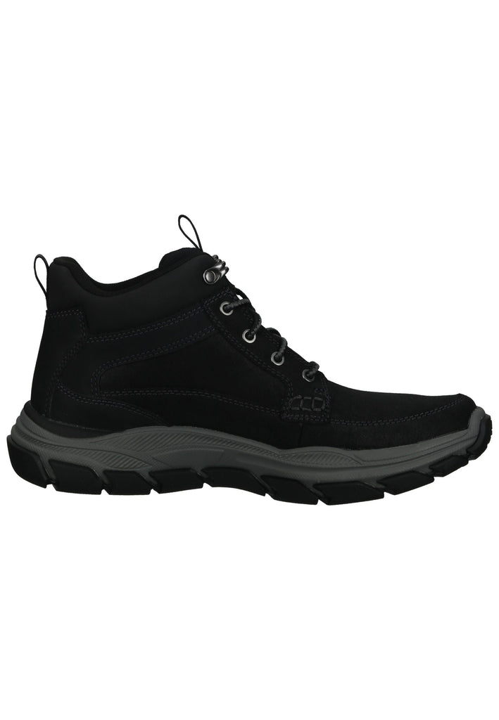 Skechers Stiefelette Leder Schwarz