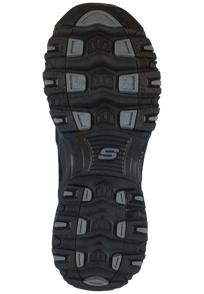 Skechers Stiefelette Leder Schwarz