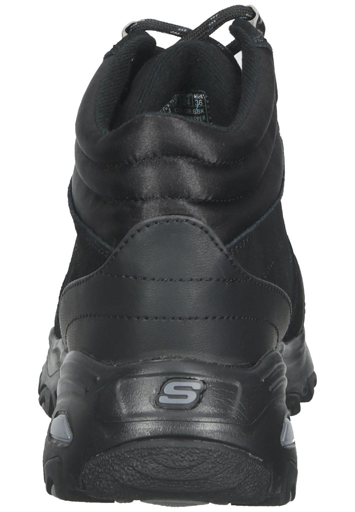 Skechers Stiefelette Leder Schwarz