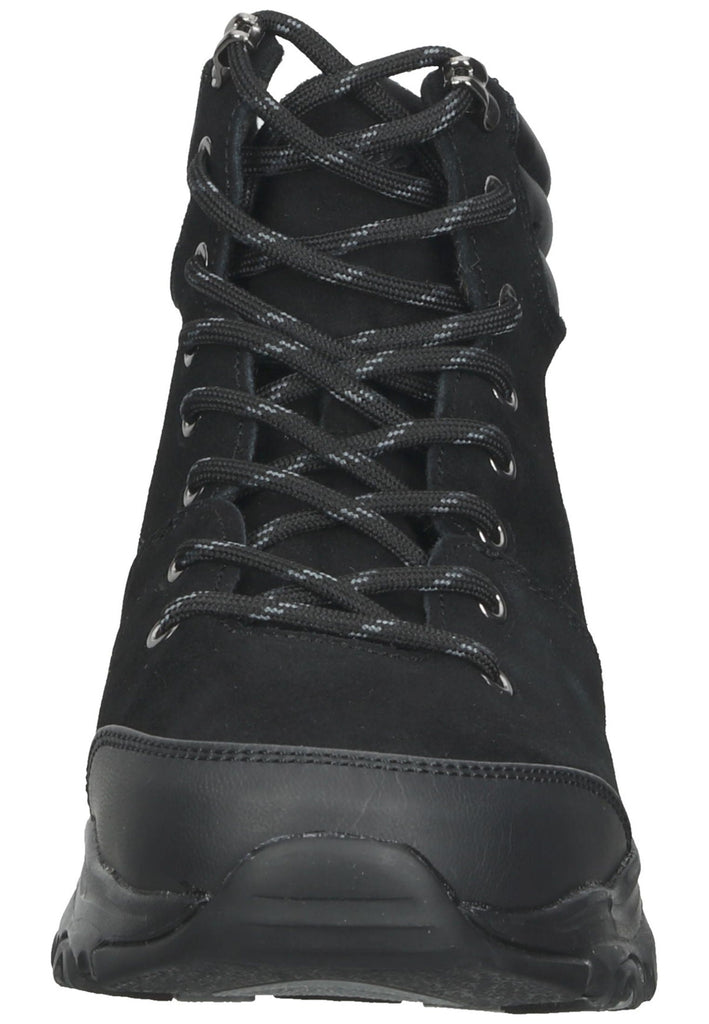 Skechers Stiefelette Leder Schwarz