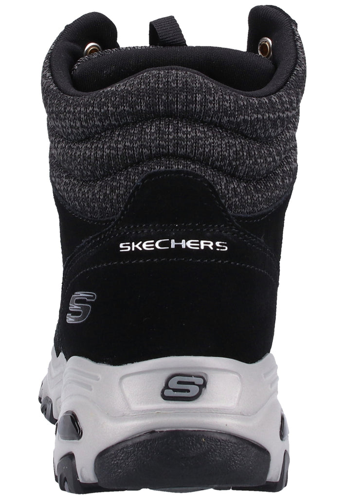 Skechers Stiefelette Leder Schwarz