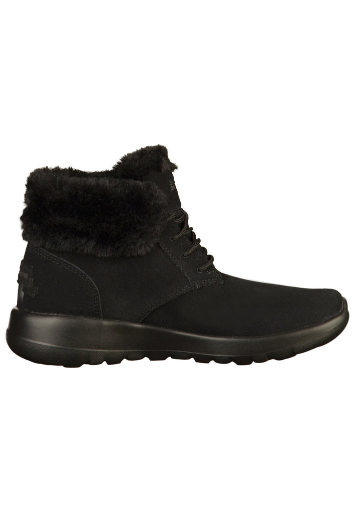 Skechers Stiefelette Leder Schwarz