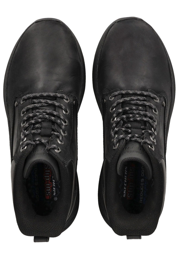 Skechers Stiefelette Leder Schwarz