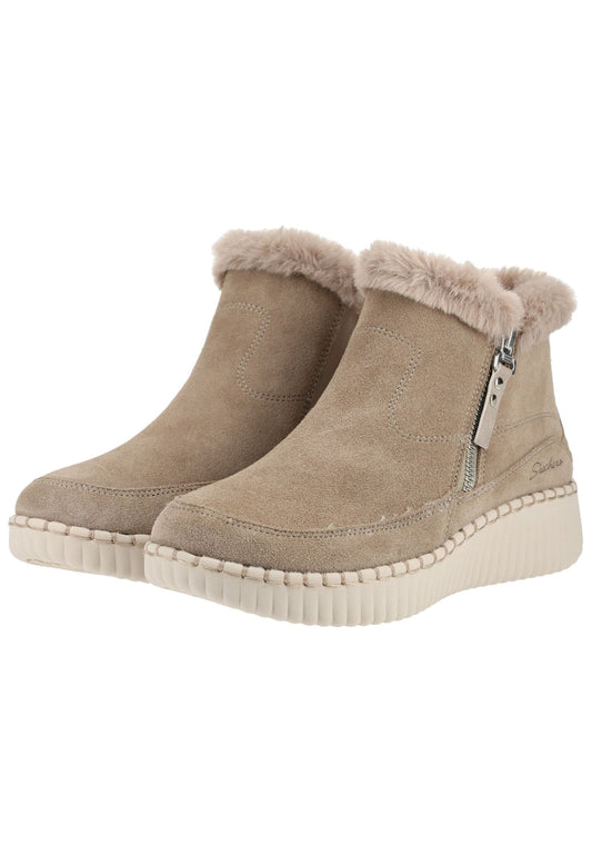 Skechers Stiefelette Leder Taupe