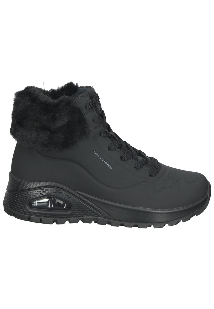 Skechers Stiefelette Lederimitat Schwarz