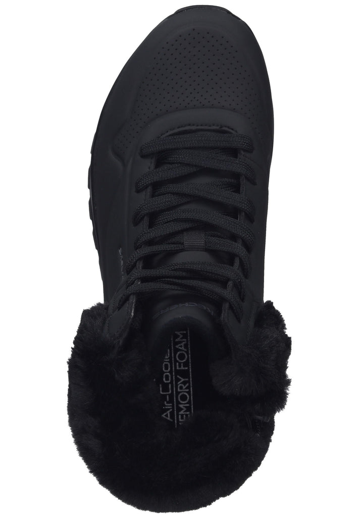 Skechers Stiefelette Lederimitat Schwarz