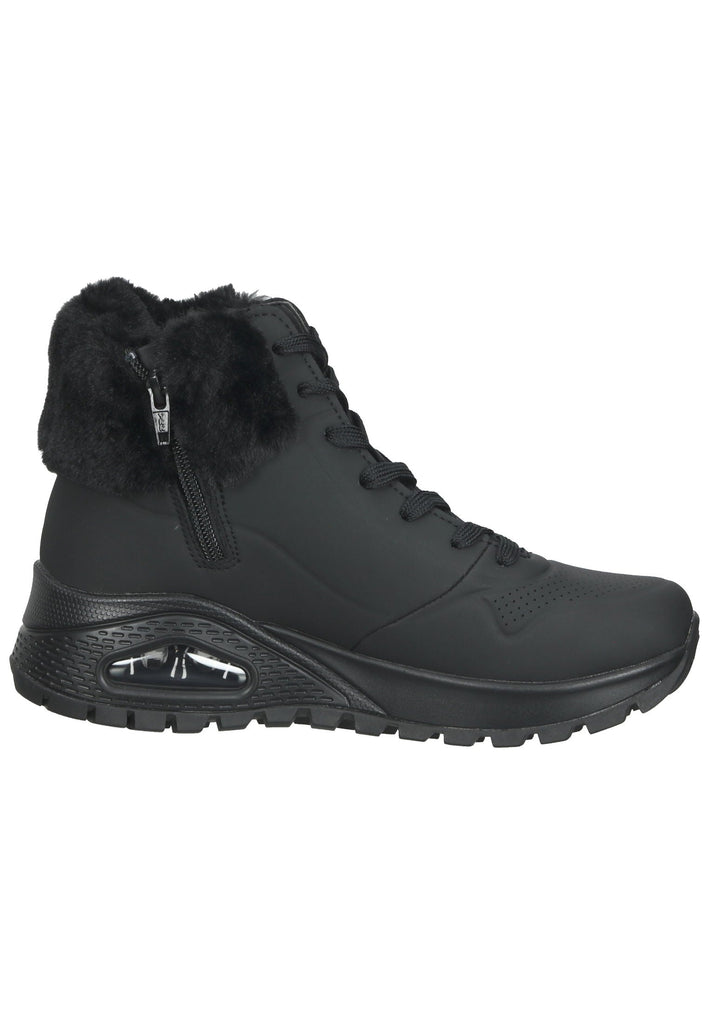 Skechers Stiefelette Lederimitat Schwarz