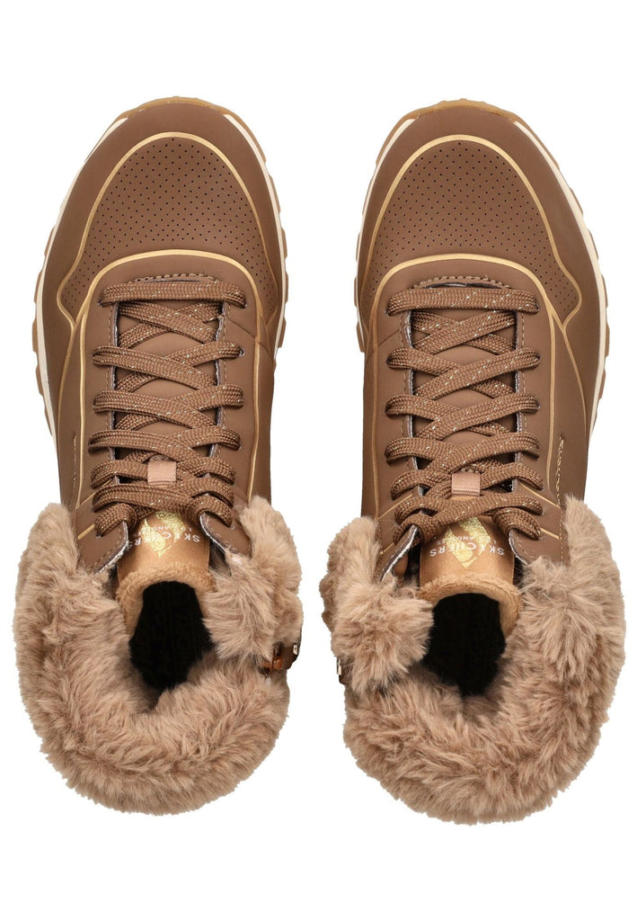 Skechers Stiefelette Lederimitat/Textil Grau