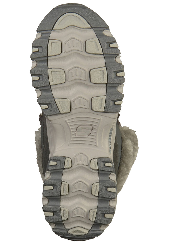 Skechers Stiefelette Lederimitat/Textil Grau