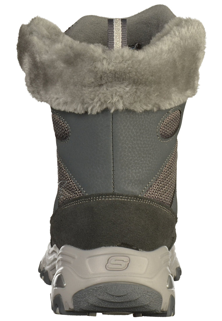 Skechers Stiefelette Lederimitat/Textil Grau