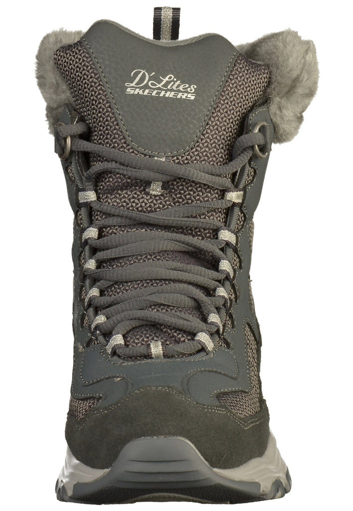 Skechers Stiefelette Lederimitat/Textil Grau