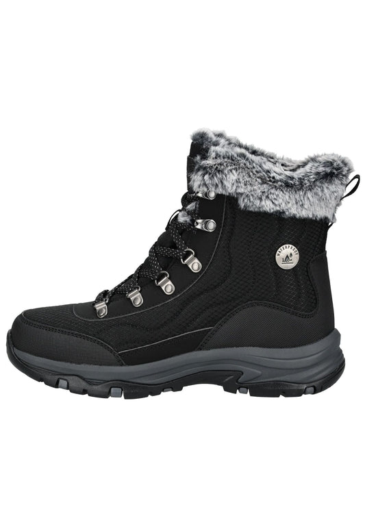 Skechers Stiefelette Lederimitat/Textil Schwarz