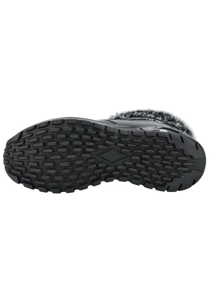 Skechers Stiefelette Lederimitat/Textil Schwarz Lack Warmfutter
