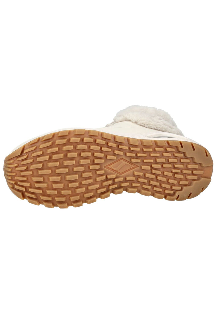 Skechers Stiefelette Lederimitat/Textil Weiß Warmfutter