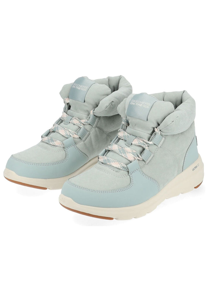 Skechers Stiefelette Textil Blau Warmfutter