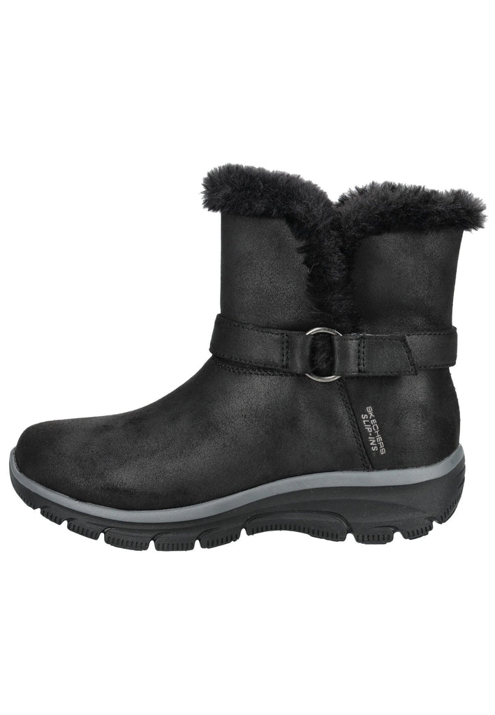 Skechers Stiefelette Textil Schwarz Warmfutter