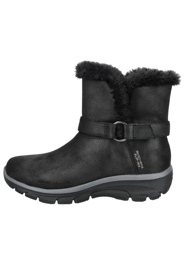Skechers Stiefelette Textil Schwarz Warmfutter