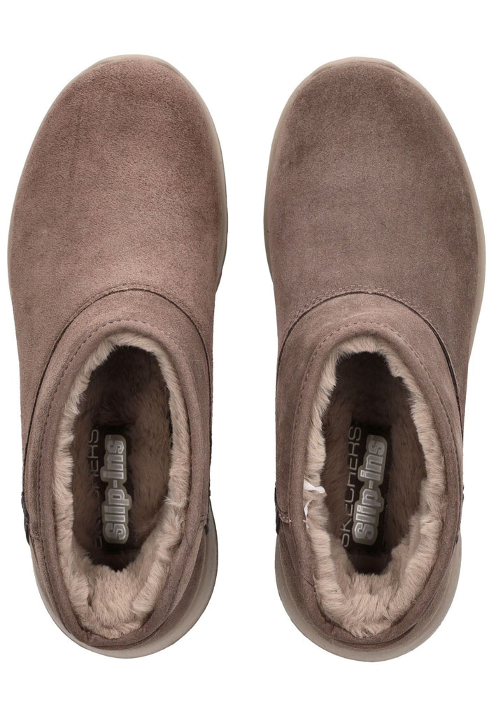 Skechers Stiefelette Veloursleder Braun Warmfutter