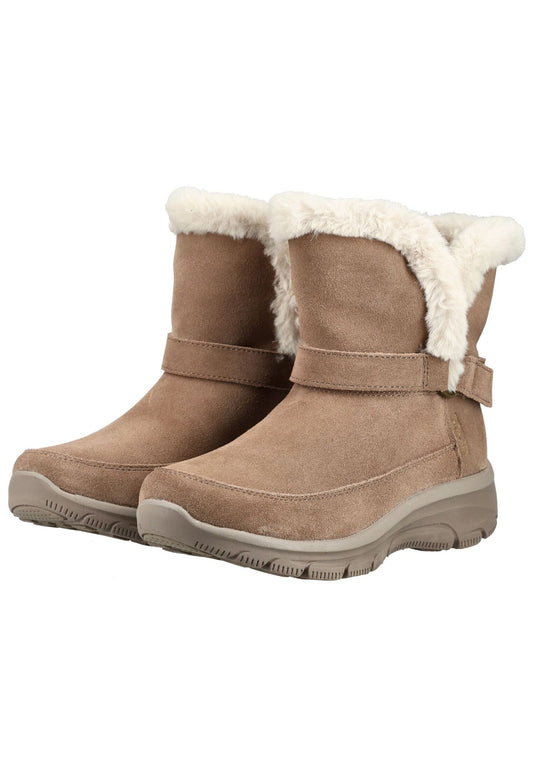 Skechers Stiefelette Veloursleder Braun Warmfutter