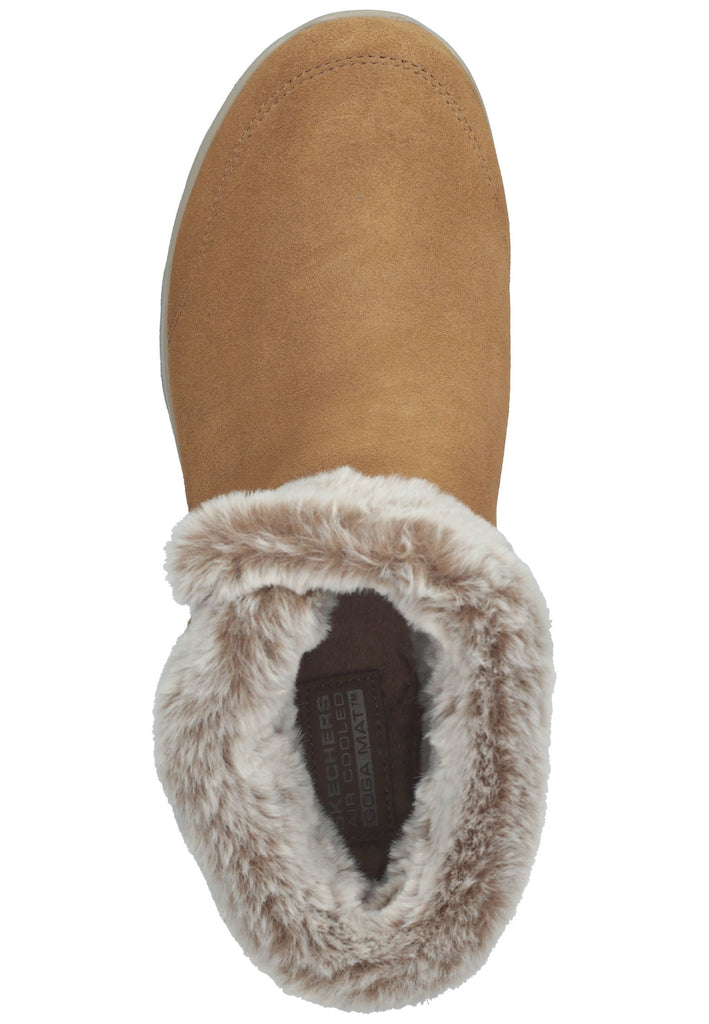 Skechers Stiefelette Veloursleder Chestnut Warmfutter