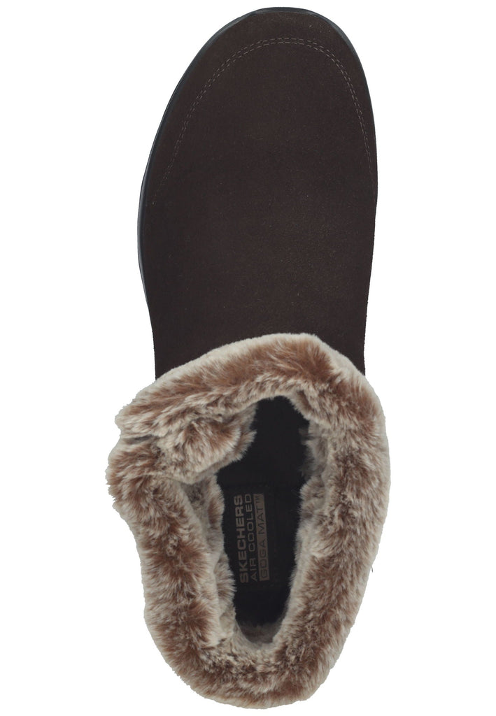 Skechers Stiefelette Veloursleder Chocolate Warmfutter