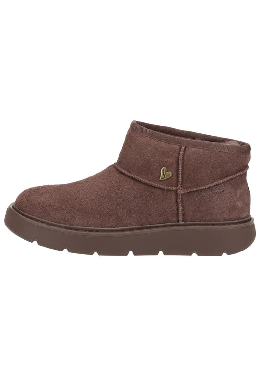 Skechers Stiefelette Veloursleder Chocolate Warmfutter