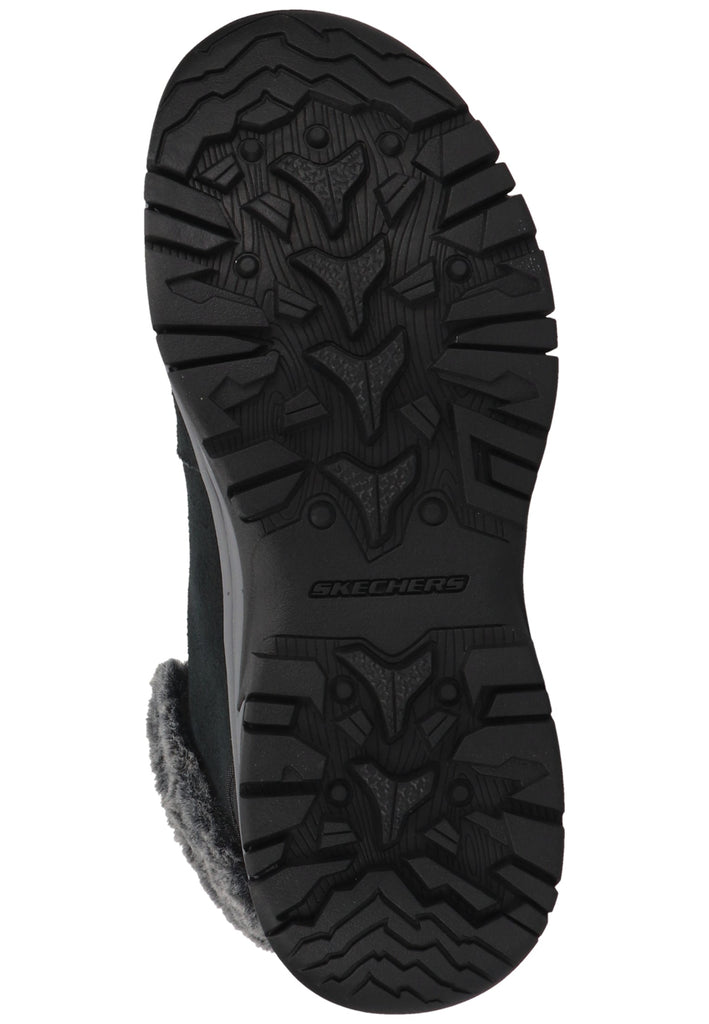 Skechers Stiefelette Veloursleder Schwarz
