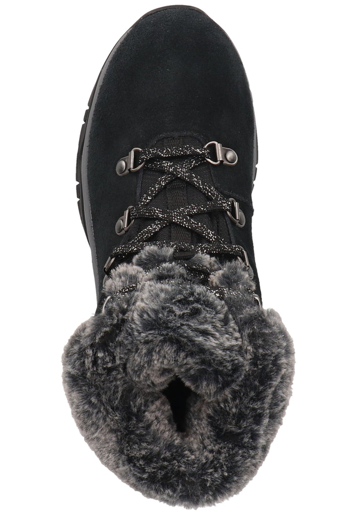 Skechers Stiefelette Veloursleder Schwarz